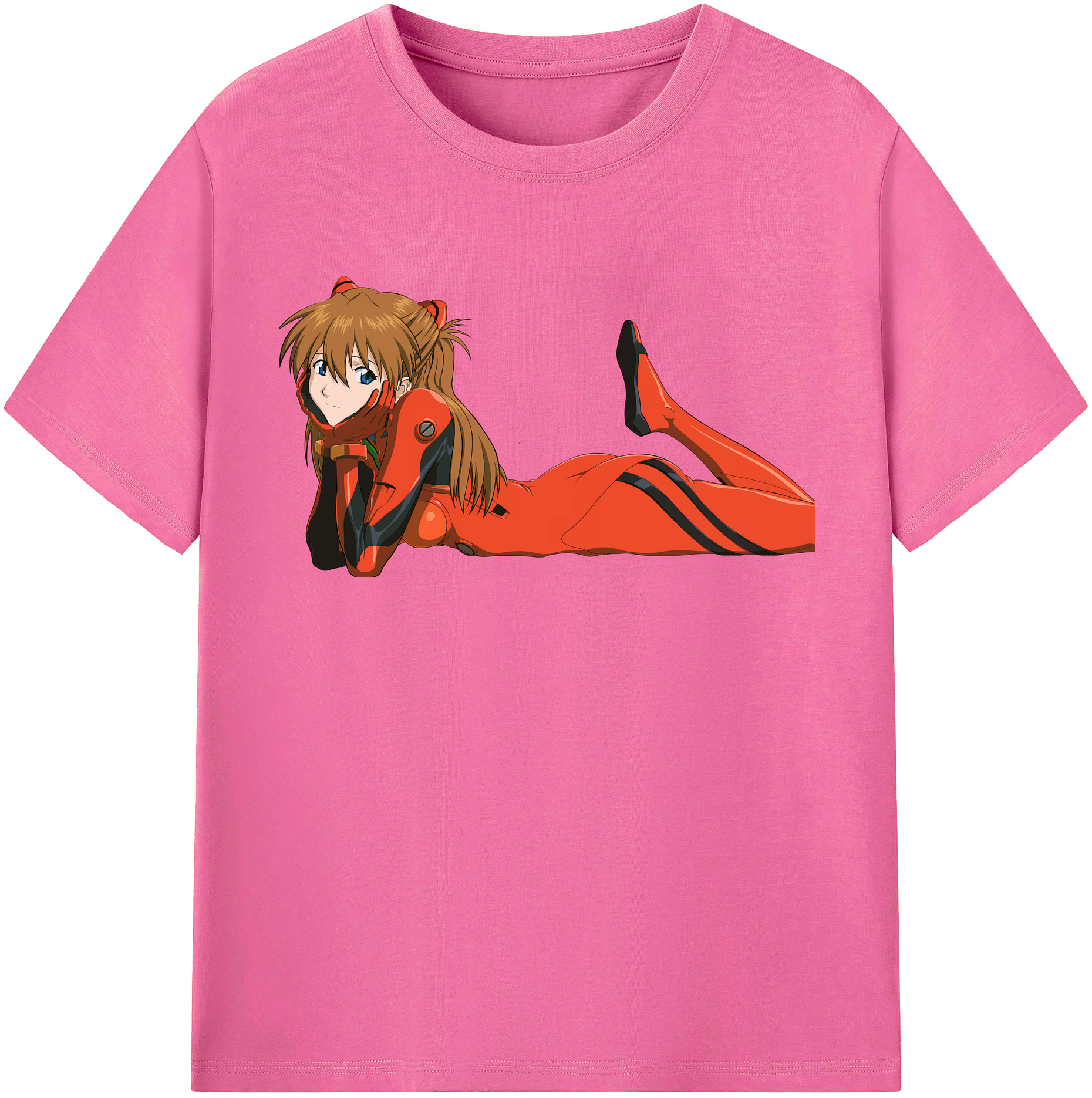 （画像用） EVA 新世紀エヴァンゲリオン レディースカジュアルプリントTシャツ（綿100％）